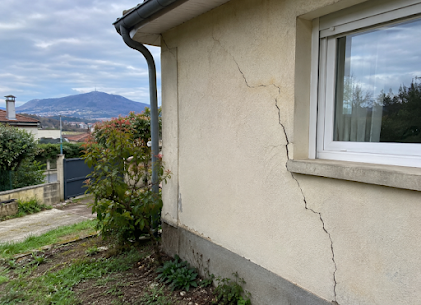 drainage périphérique et fissure à Clermont-Ferrand